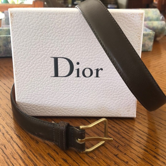 Christian Dior Leather Belt - Picture 1 of 8